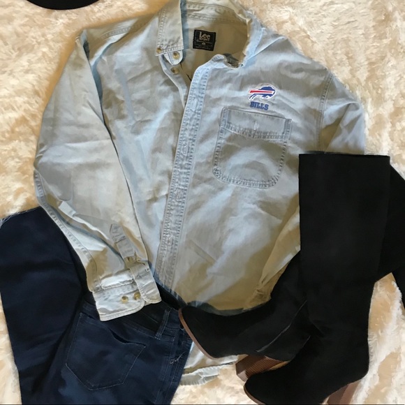 Lee Other - Vintage Buffalo Bills Denim Shirt